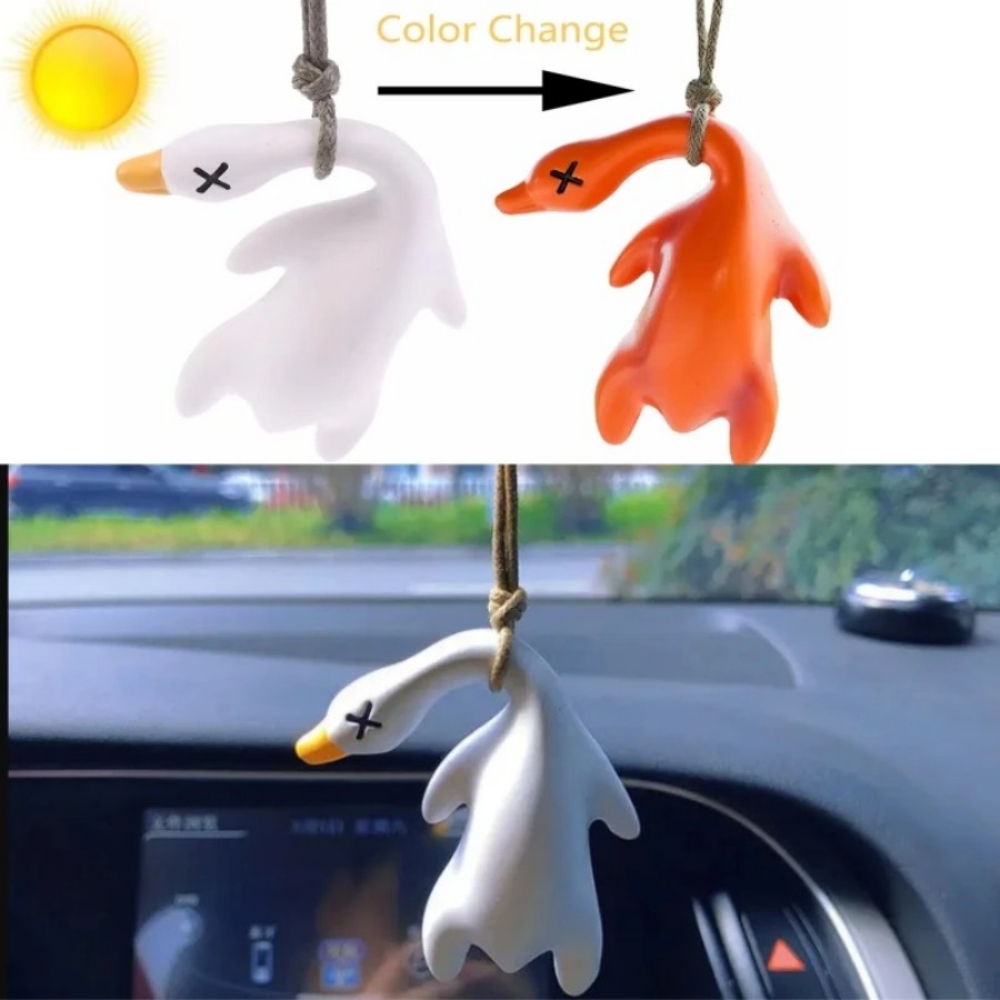 Color Change Duck Car Ornament - Car Blind Spot Mirror avaliação e preço