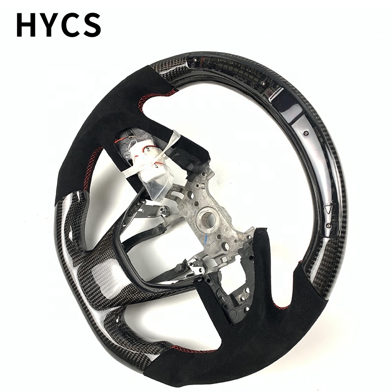 Custom Car Interior LED Carbon - Steering Wheel Cover avaliação e preço