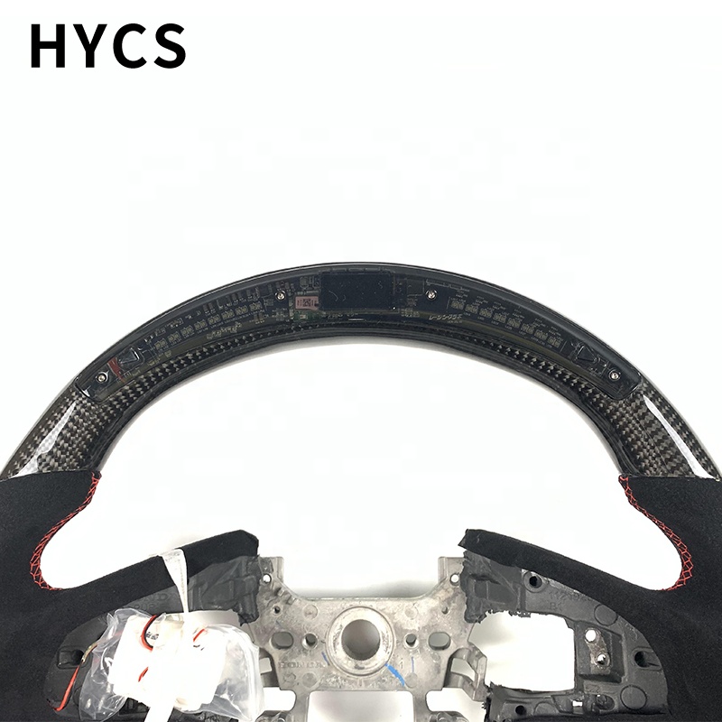 Custom Car Interior LED Carbon - Steering Wheel Cover avaliação e preço