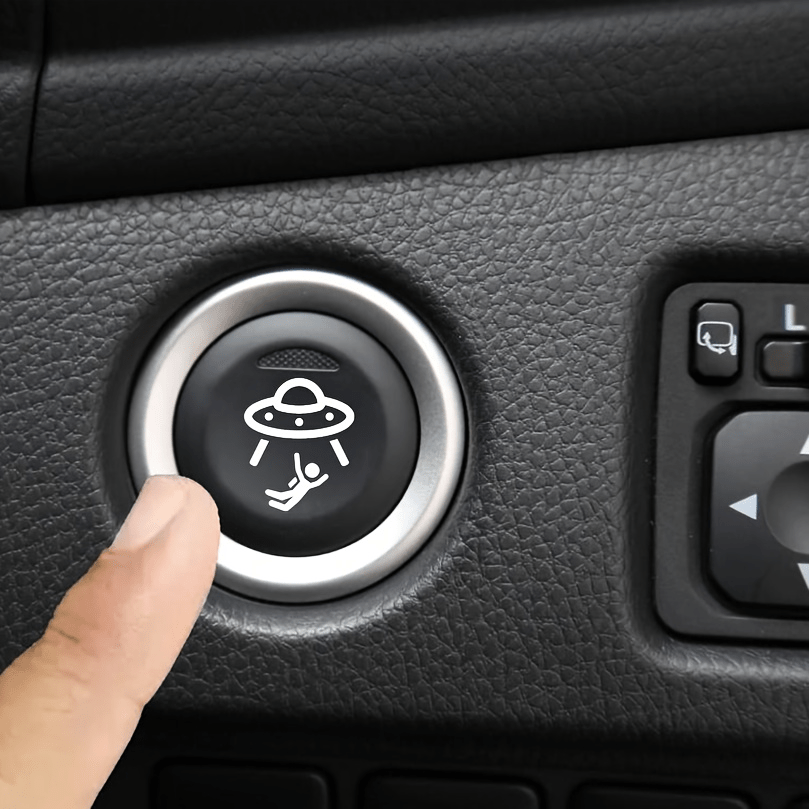 Universal 2Pcs UFO Blank Butto - Car Accessories Quotes avaliação e preço