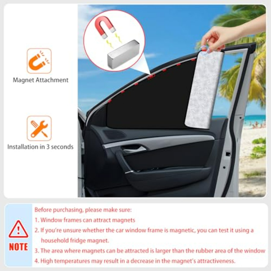 Car Window Sun Shades Covers - - Car Accessories Inside avaliação e preço