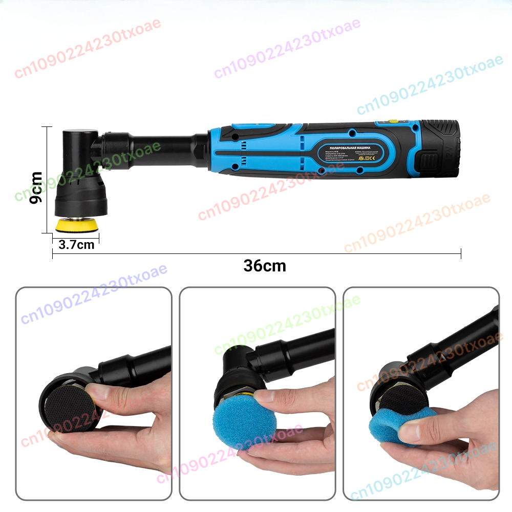 Cordless Polisher 12V Dual Act - Car Wax Polishing Pad avaliação e preço