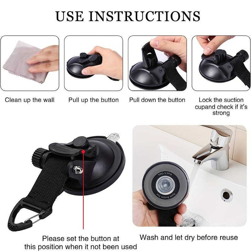 4Pcs Motorhomes Car Suction Cu - Car Accessories Inside avaliação e preço
