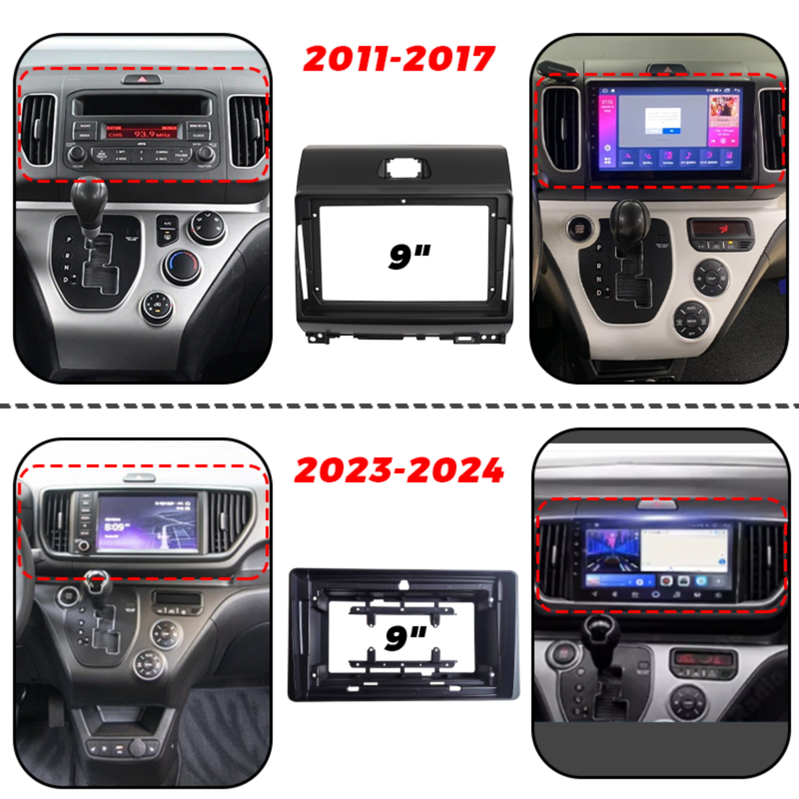 9Inch 2 Din Car For 2011-2024  - Car Accessories Dashboard avaliação e preço