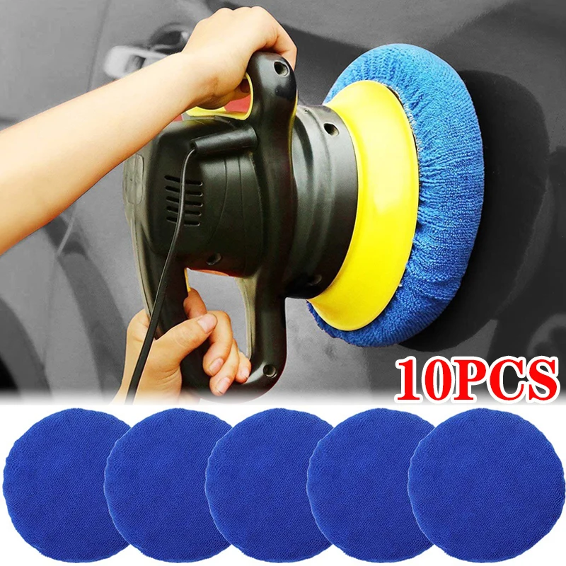 5-10inches Car Microfiber Poli - Car Wax Polishing Pad avaliação e preço